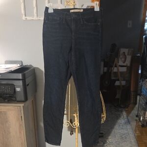 Athleta Women's Dark Blue Skinny Jeans Size 2